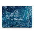 Macbook Case - Positive Quote - No Rain No Flowers Online now