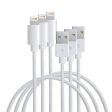 Lightning USB Cable for iPhone iPad - Pack of 3 For Cheap