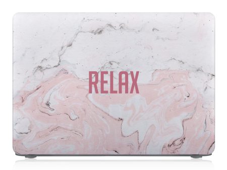 Macbook Case - Positive Quote - Relax on Sale