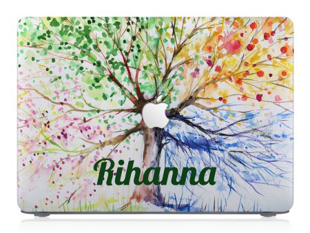 Macbook Premium Case - Watercolor Flower Sale