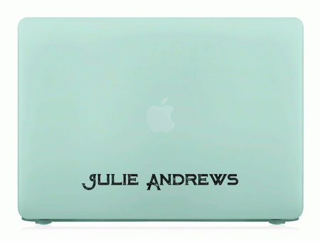 MacBook Hardshell Case - Vintage Signature Online Sale