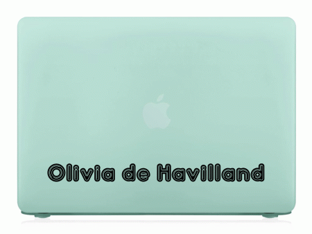 MacBook Hardshell Case - 3D Signature Hot on Sale