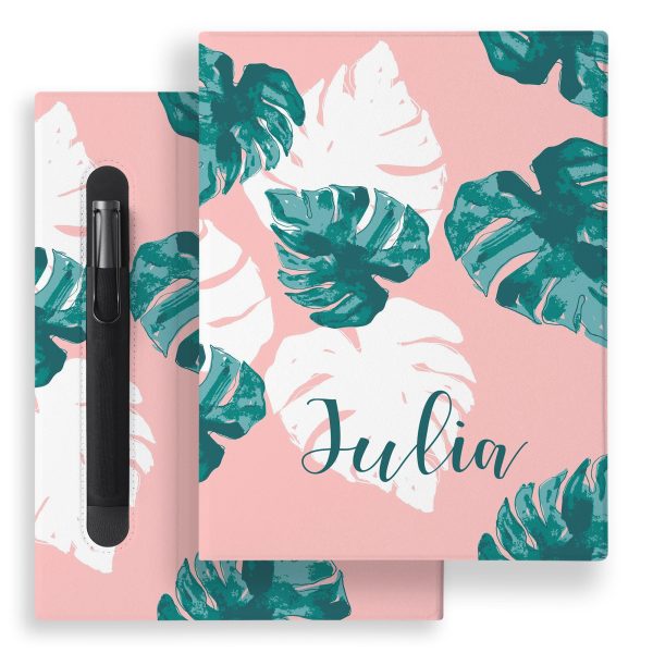 reMarkable 2 Case and Stylus Bundle - Pink Flower 2 Hot on Sale