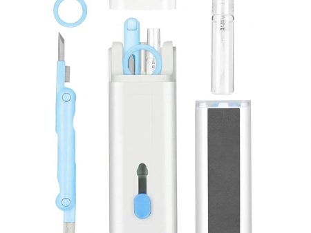 HUMBLE 7-in-1 Multifunctional Electronic Cleaner Kit | Keyboard Cleaner Kit | Cleaning Kit for Airpods & Laptop | Screen Dust Brush | Soft Swipe Airpods Cleaner Pen | Key Puller & Empty Spray Bottle on Sale