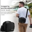 Tygot Water Resistant Camera Bag Case Shoulder Strap Space for Photography Lens and Accessories Compatible for Nikon, Canon, Sony, Panasonic, Samsung & Other SLR DSLR etc (Black & Silver) Supply