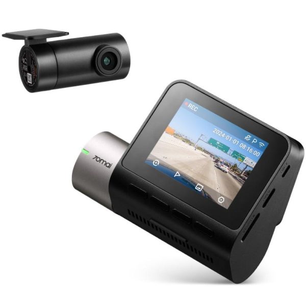 70mai A510 HDR 3K Dual Channel Dash Cam, STARVIS 2 IMX675 Sensor, ADAS, Built-in GPS Logger, Route Recorder, MaiColor Vivid+ with Night Owl Vision, App Playback & Share, Optional Parking Monitoring Online Sale