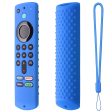 Dealfreez Case Compatible with Fire TV Stick 3rd Gen 2021 Full Wrap Silicone Remote Cover Anti-Lost with Loop (D-Sky Blue) Online Sale