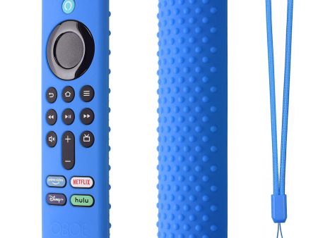 Dealfreez Case Compatible with Fire TV Stick 3rd Gen 2021 Full Wrap Silicone Remote Cover Anti-Lost with Loop (D-Sky Blue) Online Sale