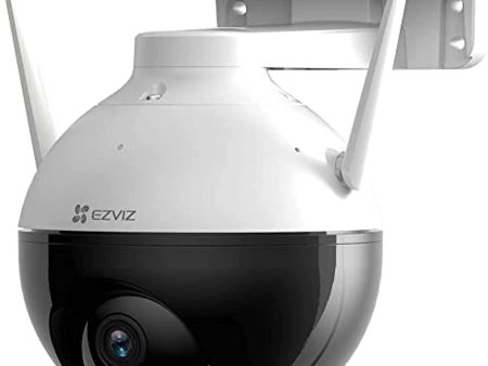 EZVIZ by Hikvision C8C 2MP Outdoor Pan Tilt Smart WiFi CCTV Camera | Color Night Vision | AI Person Detection | 360°Coverage | Weatherproof | MicroSD Card Slot(Upto 256GB) | Google Assistant & Alexa Discount