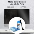 Storite 4 in 1 Professional Screen Cleaning Kit (100ML) for Laptops, Mobiles, LCD, LED, Computers, TV KCL-1025 (Includes Cleaning Solution, Cleaning Brush and 2 Microfiber Cloth) Hot on Sale