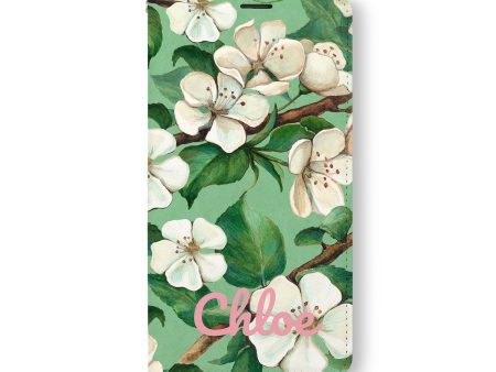 iPhone Wallet - Flower Hot on Sale