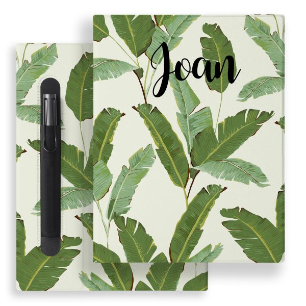 reMarkable 2 Case and Stylus Bundle - Green Leaves Fashion