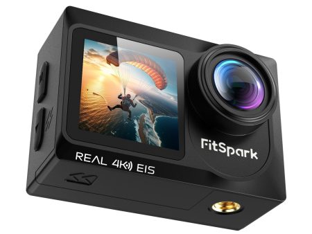 FitSpark Eagle i15 PRO MAX Real 4K30FPS Dual Touchscreen UHD WiFi Action Camera EIS 2.0 Bike Helmet Camera for Moto Vlogging & Youtubers with Sony Sensor 5th Anniversary Free Dock+Battery+ MIC Offer Sale