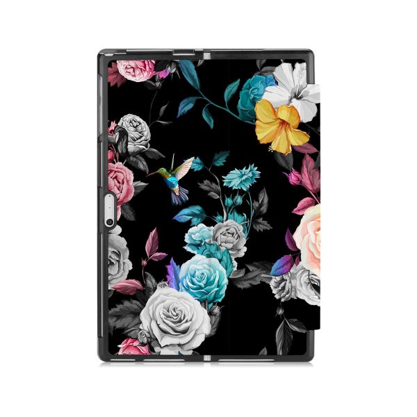 Microsoft Surface Case - Black Flower Online