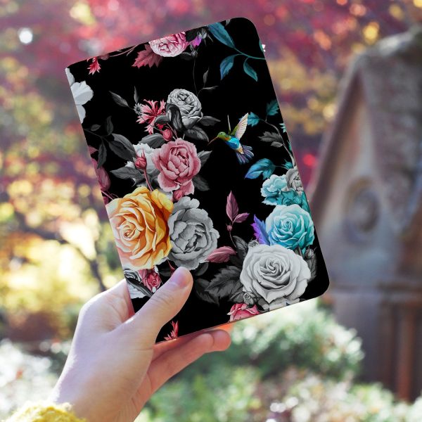 Travel Wallet - Black Flower Online Hot Sale