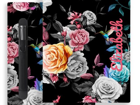 reMarkable 2 Case and Stylus Bundle - Black Flower on Sale