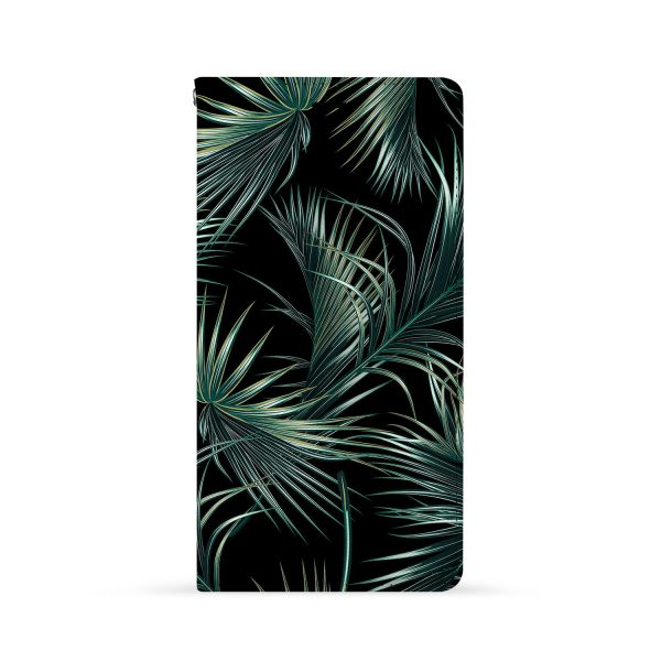 iPhone Wallet - Flower Black For Cheap