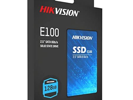 HIKVISION E100 128GB 2.5-Inch Internal SSD, SATA 6Gb s, up to 550MB s - Solid State Disks 3D Nand TLC, Black (HS SSD E100 128GB) Fashion