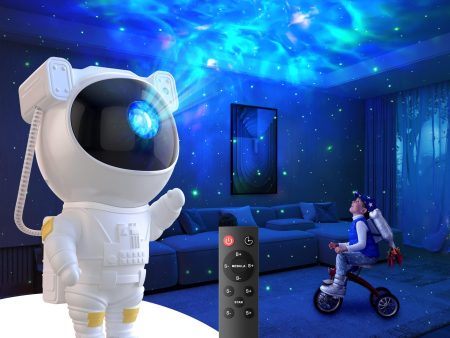 Star Projector Galaxy Light, Astronaut Light Projector Kids Night Light, Nebula Starry Sky Light Projector with Remote and Timer for Kids Adults Bedroom Birthday Party Decoration For Discount