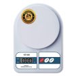 beatXP Kitchen Scale Multipurpose Portable Electronic Digital Weighing Scale | Weight Machine With Back Light LCD Display | White | 10 Kg | 2 Year Warranty Online now