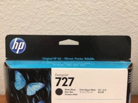 HP B3P22A HP 727 Ink Jet Cartridge Matt Black ( 1 - 130 ML   Box ) DesignJet T1500 T2500 T920 For Discount