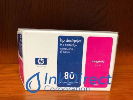 ( Expired ) HP C4847A HP 80  Ink Jet Cartridge Magenta Fashion