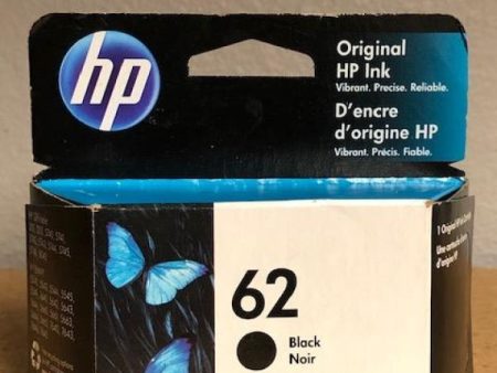 HP C2P04AN ( HP 62 ) Ink Jet Cartridge Black ENVY 5540 5660 5665 7640 7645 For Cheap