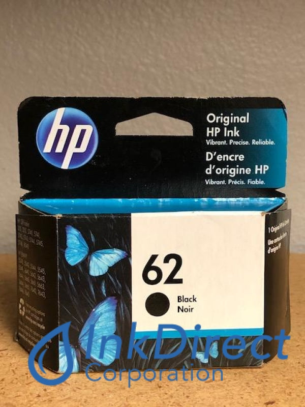 HP C2P04AN ( HP 62 ) Ink Jet Cartridge Black ENVY 5540 5660 5665 7640 7645 For Cheap