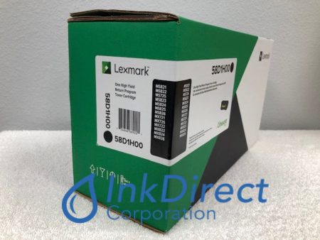 Genuine Lexmark 58D1H00 Return Program Toner Cartridge Black MS 725dvn 823n 825dn 826de MX 722ade 822ade 826ade Hot on Sale