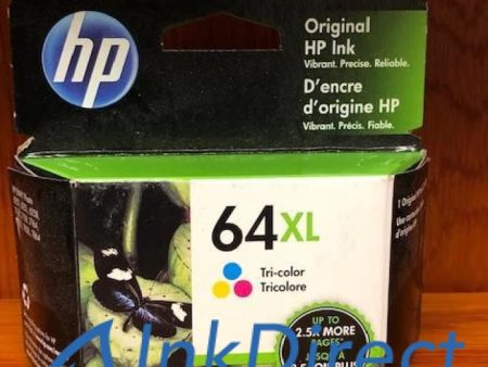 HP N9J91AN  64XL Ink Jet Cartridge Tri-Color Supply